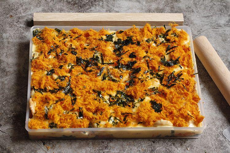 Combo bánh bông tuyết chà bông trứng muối