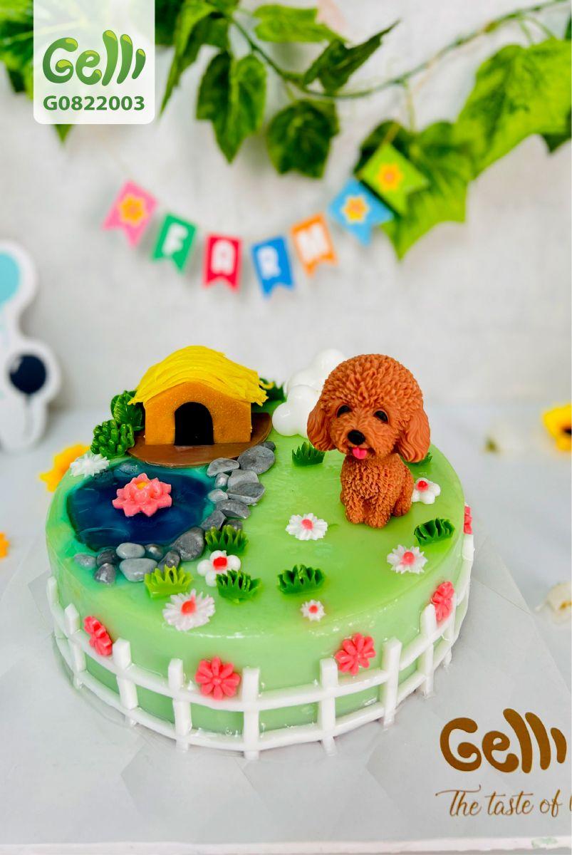Bánh sinh nhật hình con chó