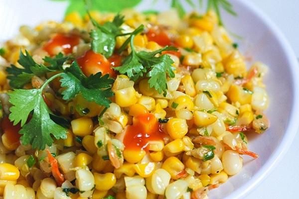Mách bạn cách làm món ngô xào siêu ngon