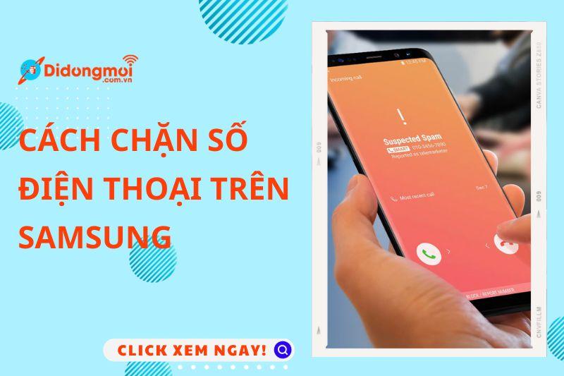 Hướng dẫn cách chạm 2 lần mở màn hình Samsung bước 1