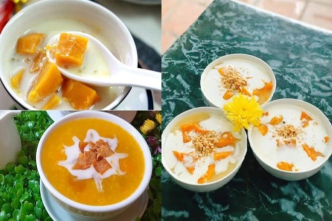 Cách làm 2 món chè bí đỏ giải nhiệt cho mùa hè nóng bức