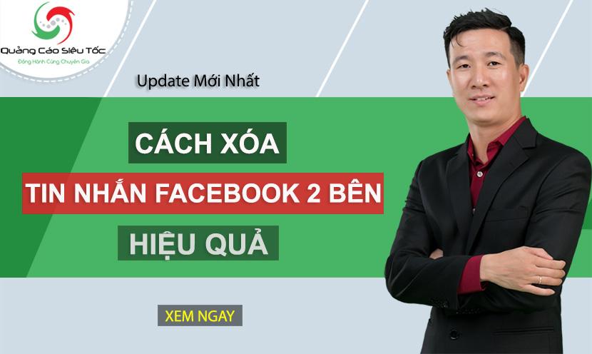 Hướng dẫn cách xóa tin nhắn trên fanpage Facebook 2024