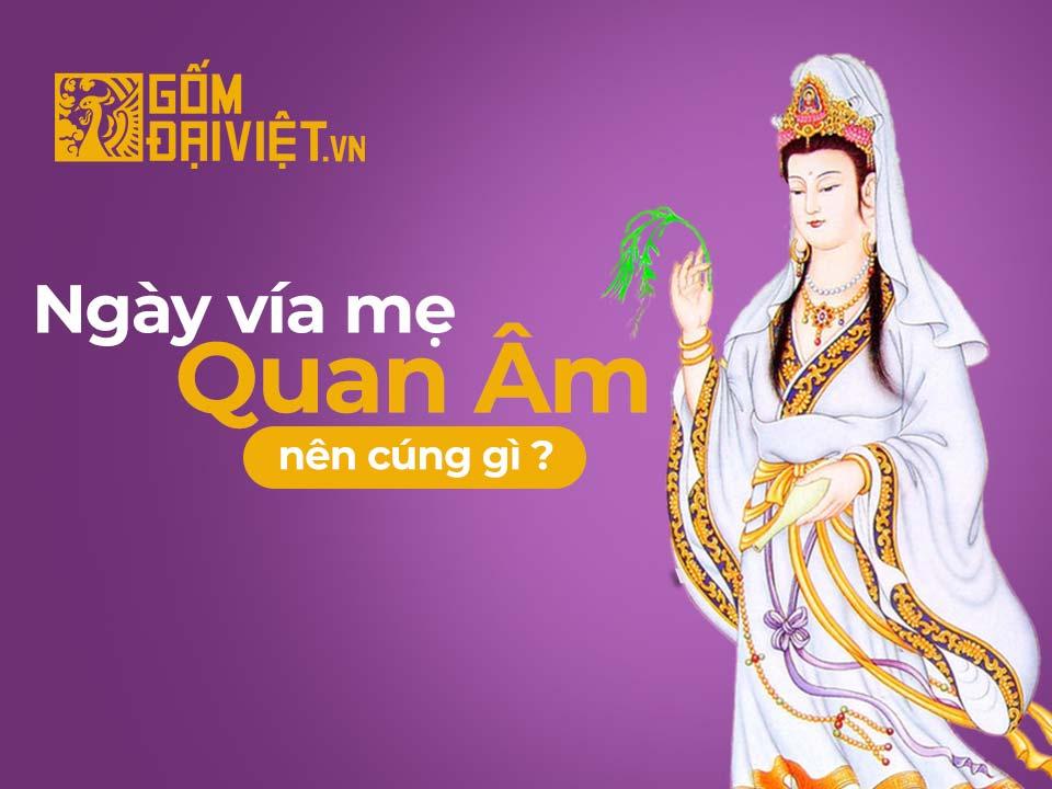 Bàn thờ mẹ quan âm nên cúng hoa gì để phù hợp với không gian thờ cúng