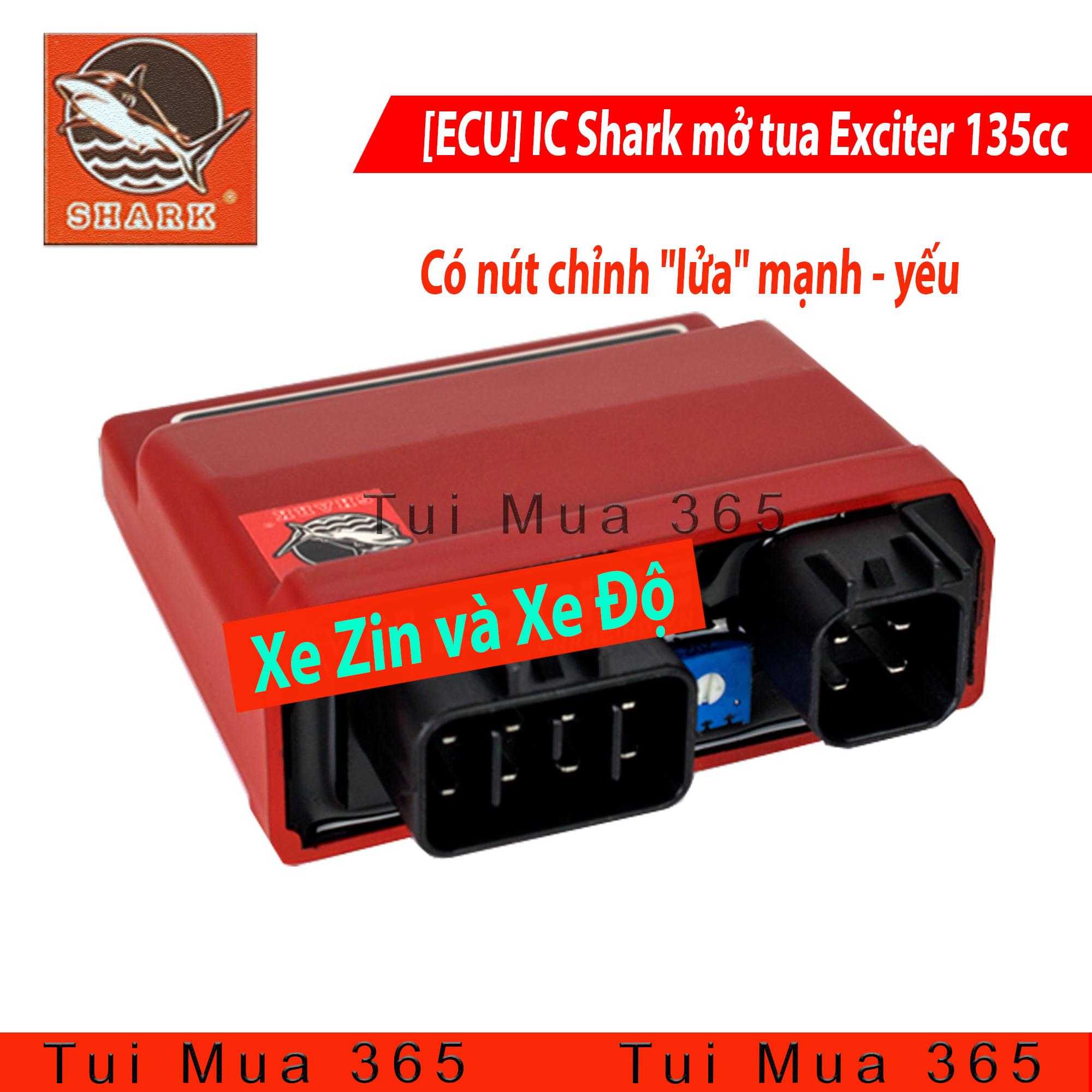 [ECU] IC Shark Mở Tua Exciter 135cc Có Nút Chỉnh Lửa Mạnh – Yếu