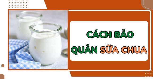 SỮA CHUA ĐỂ NGOÀI ĐƯỢC BAO LÂU? CÁCH BẢO QUẢN SỮA CHUA DÙNG ĐƯỢC LÂU