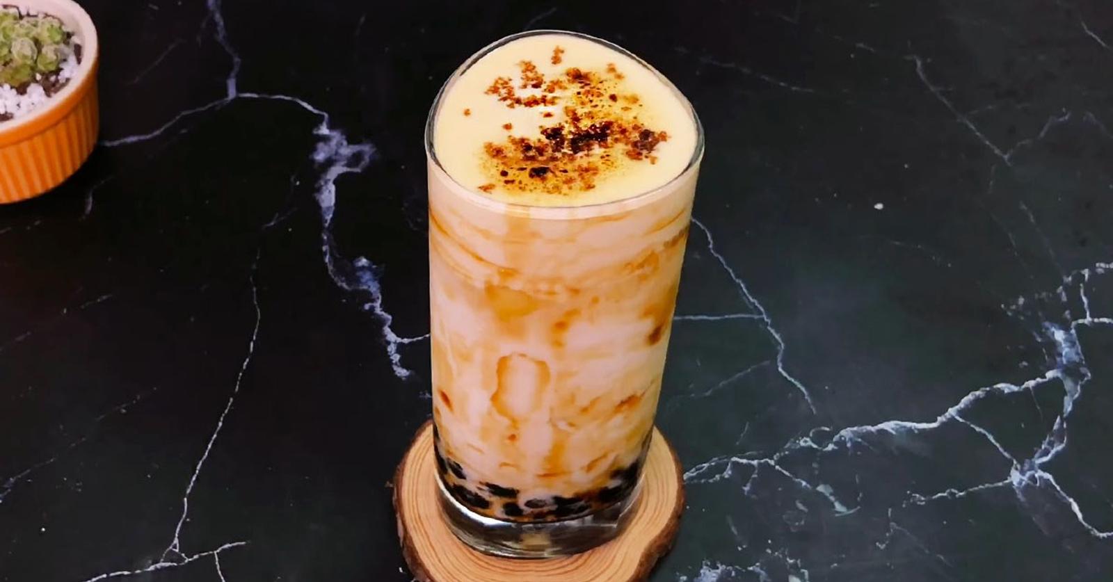 1 ly sữa tươi trân châu đường đen bao nhiêu calo?