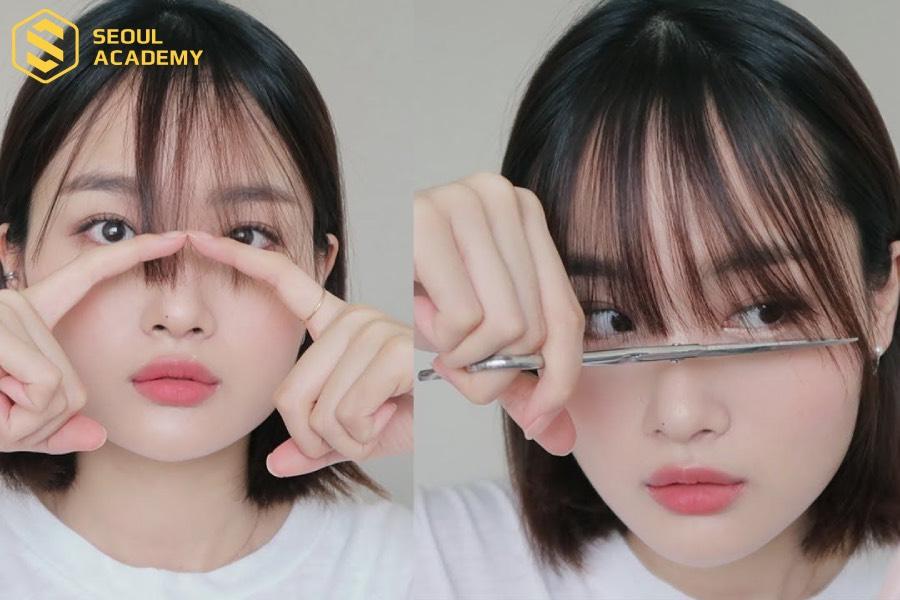 Cách làm tóc mái nhanh dài nhất cho nữ chỉ trong 1 tuần