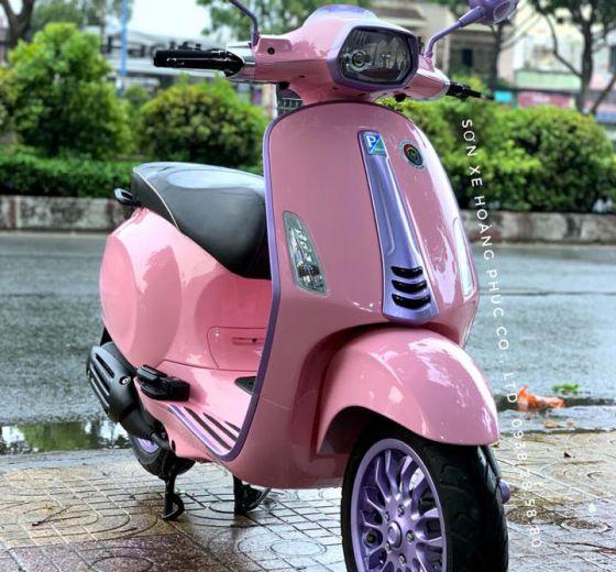 Vespa hồng san hô giá bao nhiêu