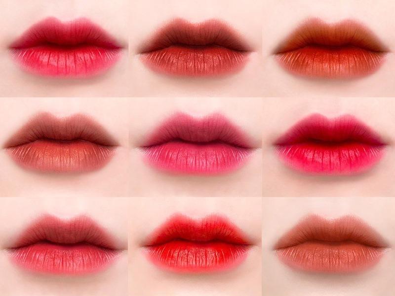 Bảng màu phun môi ĐẸP và HOT TREND nhất tháng 5/2024