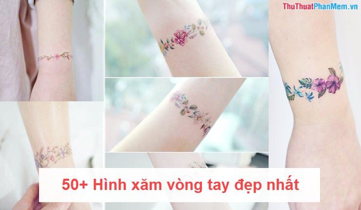 Hình xăm dán tattoo vòng tay đen, tattoo đường thẳng MX-1287