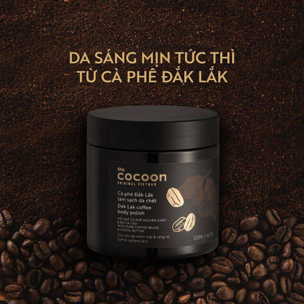Tẩy Da Chết Body Cocoon Dak Lak Coffee Body Polish 200ml