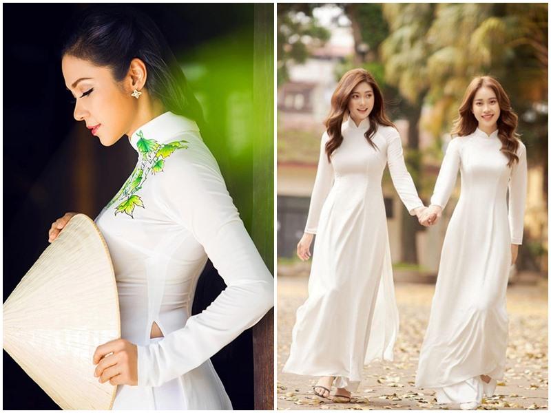 Lưu ý khi chọn mua áo dài màu trắng truyền thống