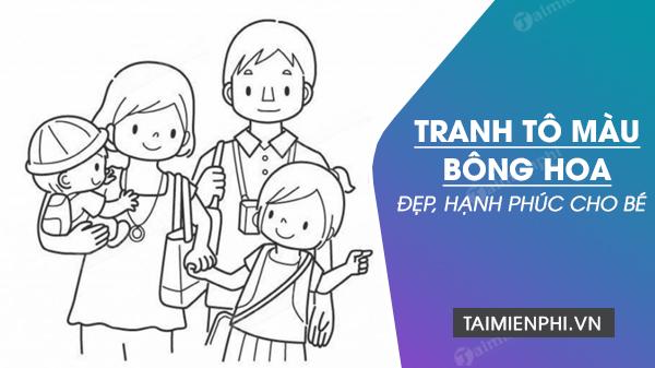 Bức tranh về gia đình sum vầy đầy ấm áp