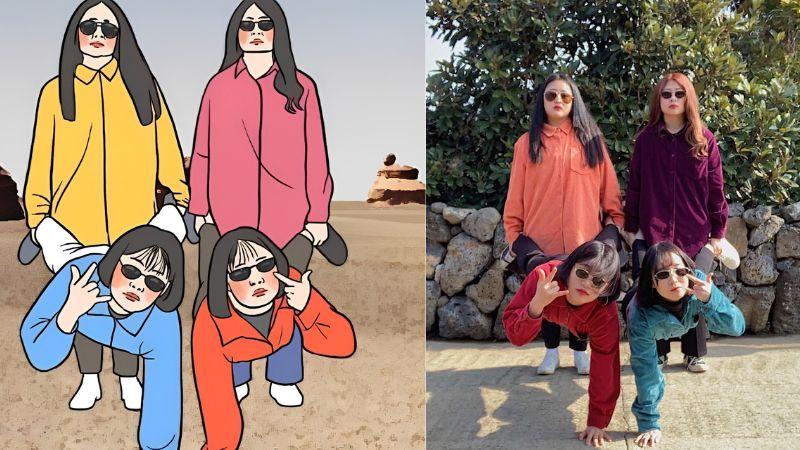 Đứng sát vào nhau là một trong những kiểu chụp hình tập thể đẹp