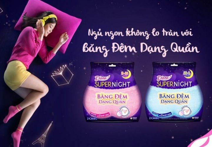 Băng vệ sinh Diana giúp bạn có một giấc ngủ trọn vẹn