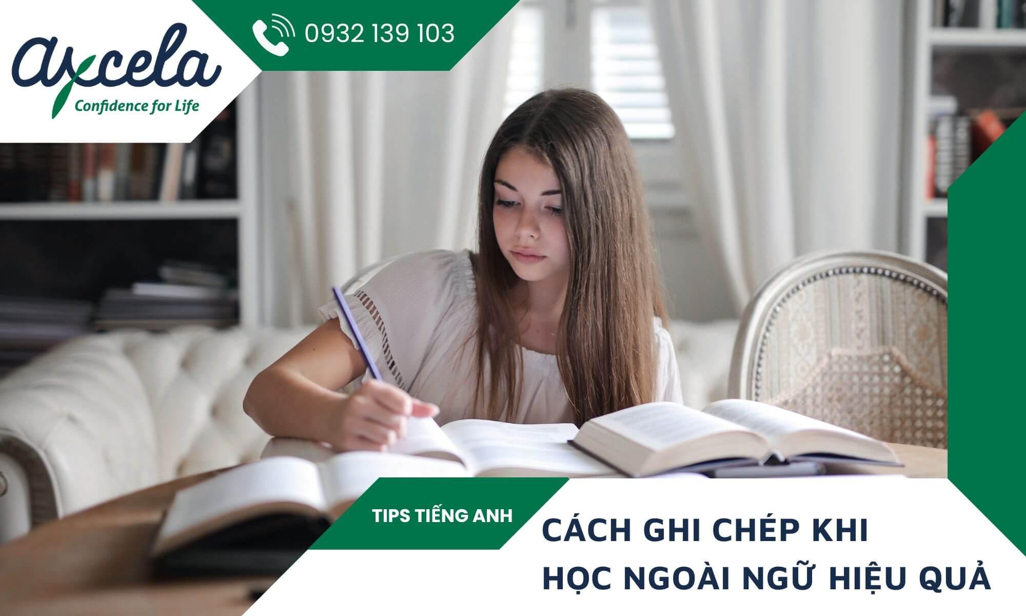 cách ghi chép khi học ngoại ngữ