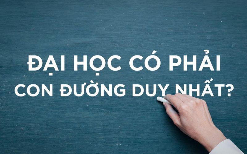 Hệ thống giáo dục bậc cao chỉ là một trong nhiều lựa chọn dẫn đến thành công