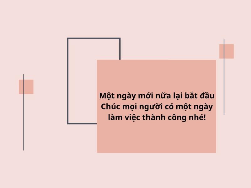 Lời chúc ngày mới tốt lành