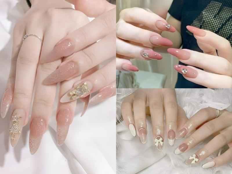 Nail nhọn móng tròn