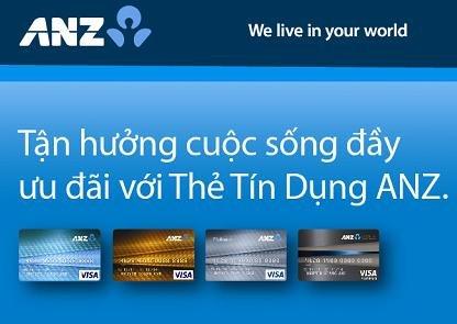 thẻ tín dụng ANZ