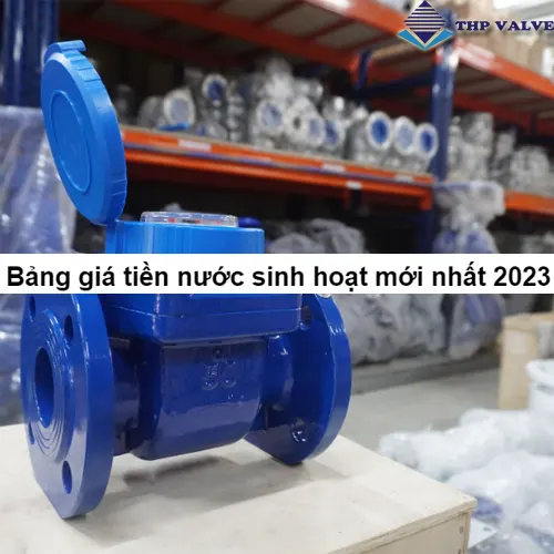 Giá tiền nước sinh hoạt mới nhất 2024