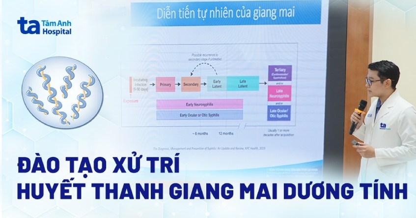 xử trí huyết thanh giang mai dương tính