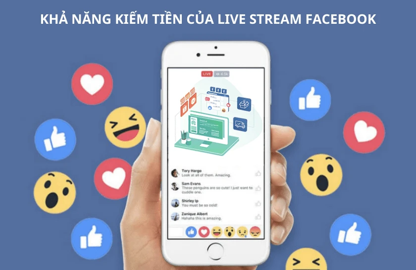 Phần mềm, app live stream Facebook trên điện thoại, máy tính