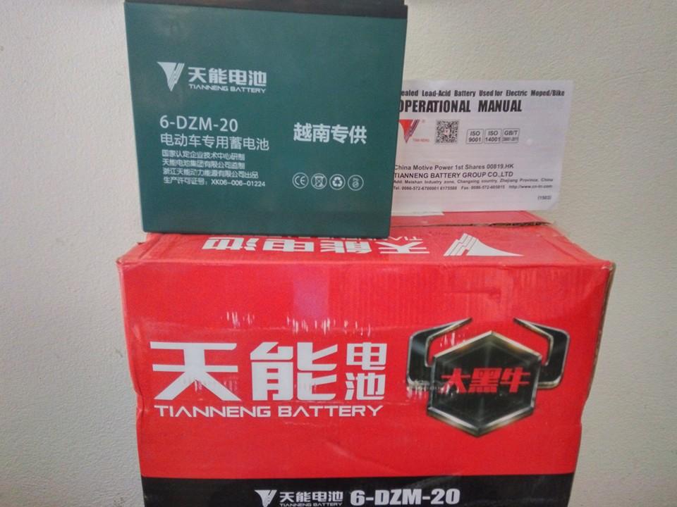 Ắc quy TIANNENG (Thiên Năng) 48V-12 Ah