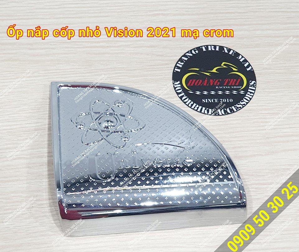 Ốp nắp cốp nhỏ Vision 2021 mạ crom
