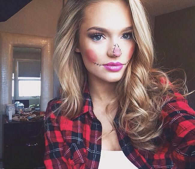 Kiểu makeup Halloween dễ nhất mà ngay cả cô nàng ít hoa tay cũng có thể làm được