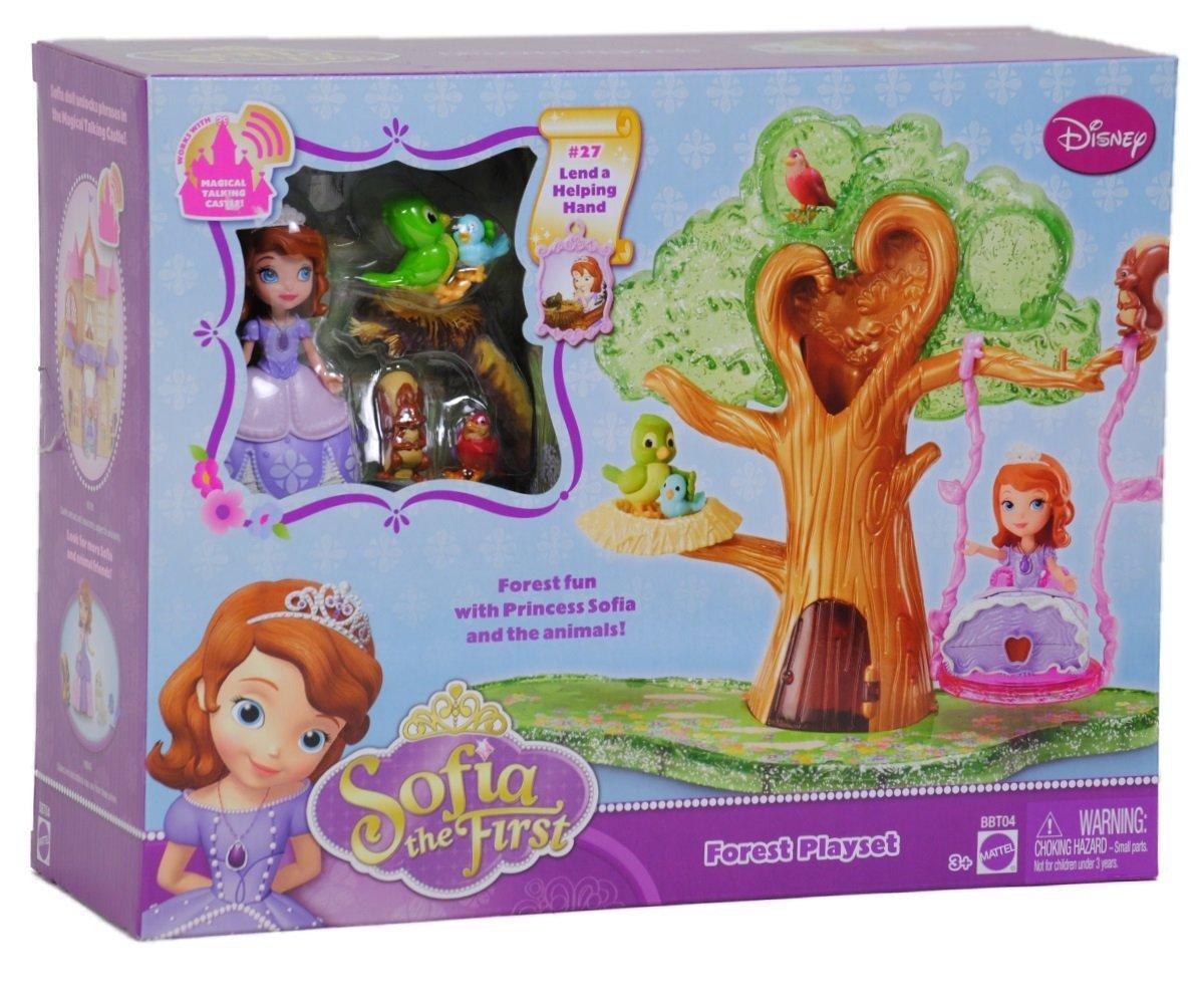 Bộ đồ chơi Khu rừng của nàng công chúa Sofia Disney's Sofia the First Forest Playset Works with Magical Talking Castle