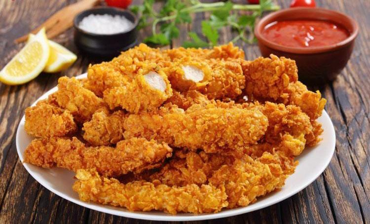 Ức gà chiên giòn