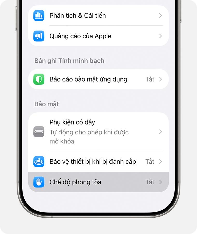 Giới thiệu về Chế độ phong tỏa