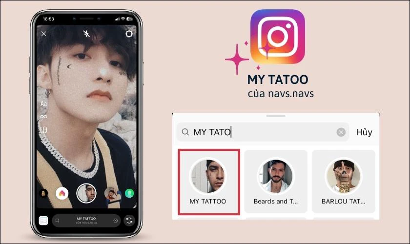 filter instagram đẹp cho nam my tatoo