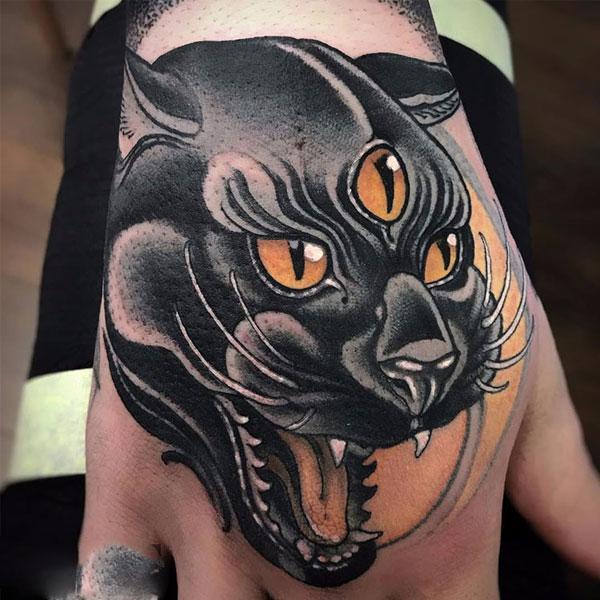 Tattoo 12 con giáp tuổi dần siêu chất