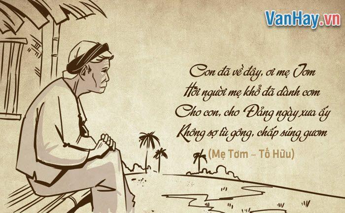 Hình ảnh bà mẹ sắt son với Đảng qua bài thơ “Mẹ Tơm”