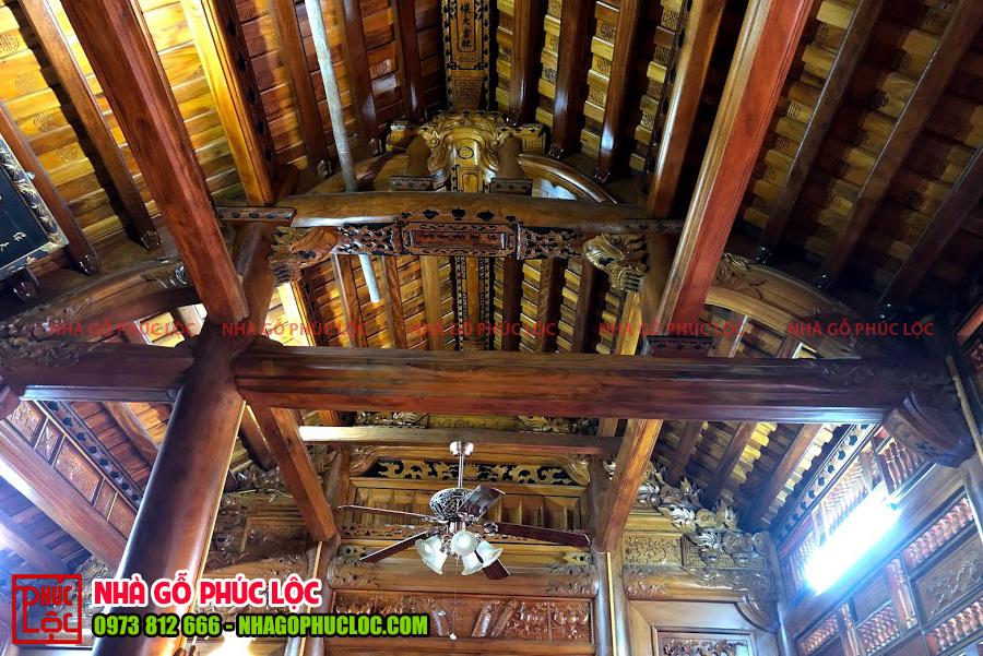 Ý nghĩa của cây sào mực đối với nhà gỗ truyền thống Bắc Bộ