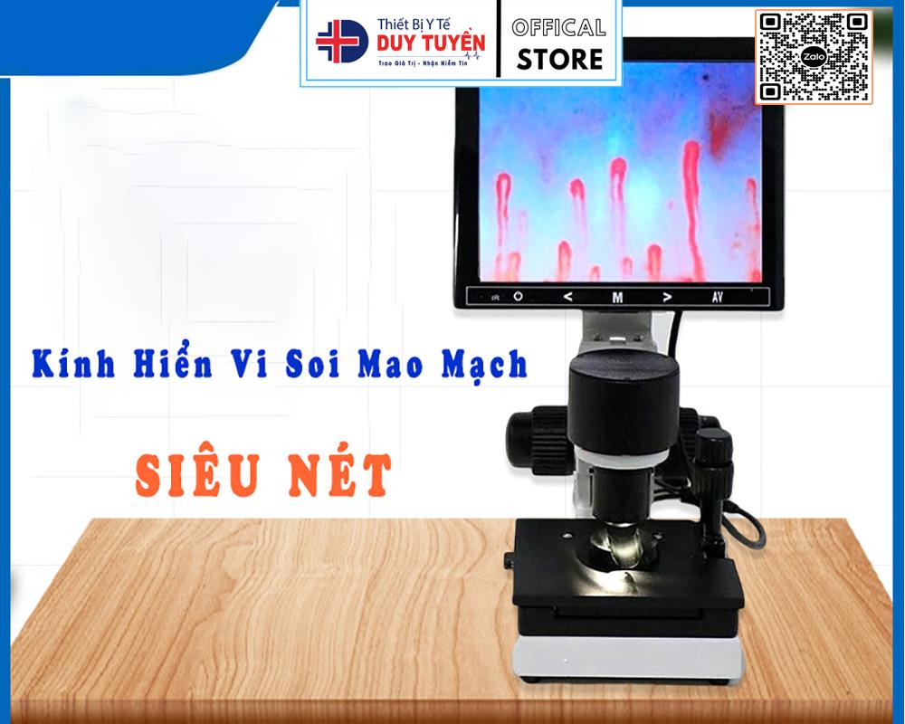 Kính Hiển Vi Soi Mạch Máu Màn Hình 8Ich Hình Ảnh Sắc Nét Dõ Dàng