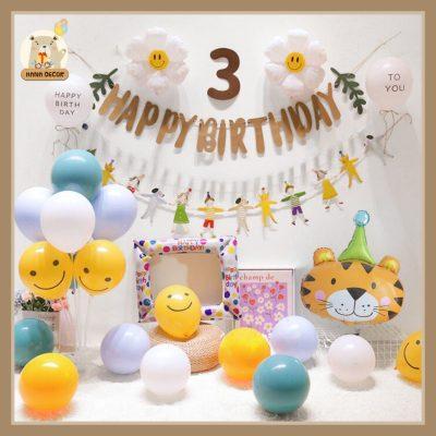 Set bóng sinh nhật Hổ đa dạng, sáng tạo và hiện đại