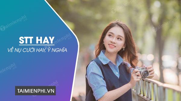 STT hay về nụ cười tỏa nắng
