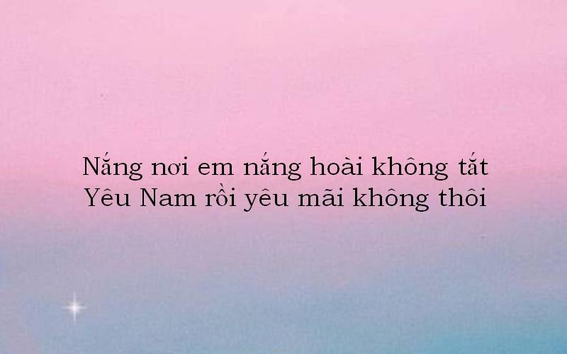 Thả thính tên Nam