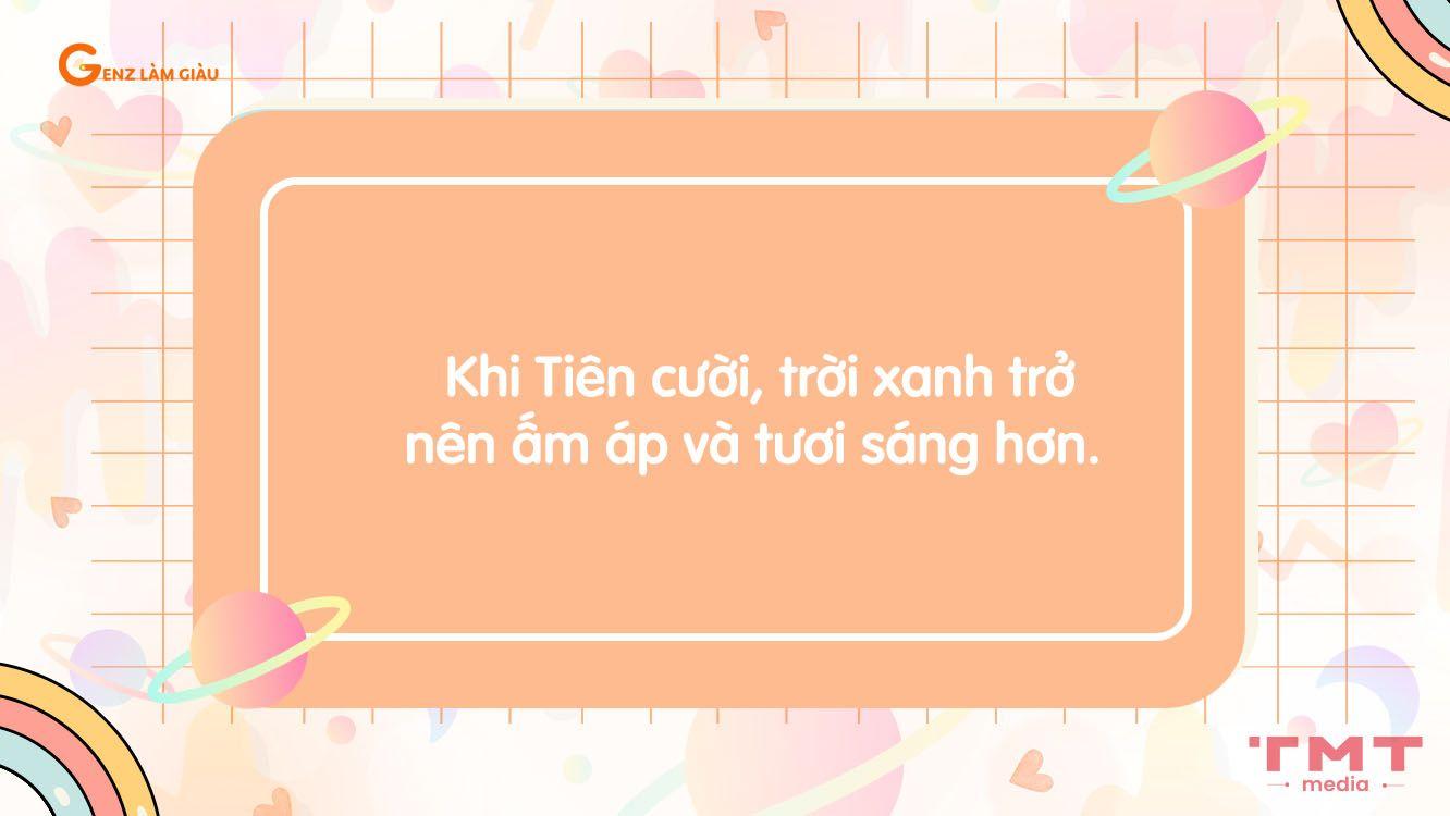 câu thả thính tên Tiên hay