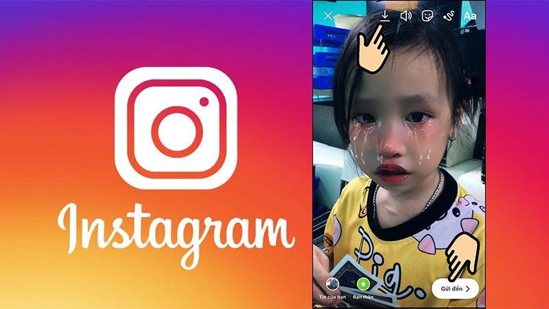 Cách tải filter khóc chảy nước mắt trên Instagram