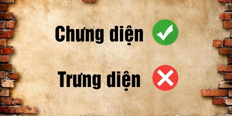 trưng diện hay chưng diện