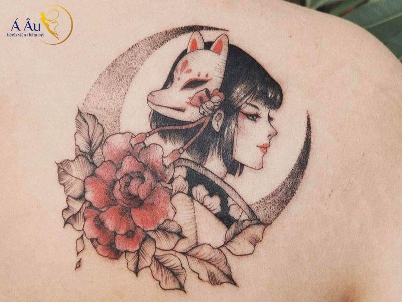 Mẫu hình xăm cô gái buồn độc lạ không thể bỏ lỡ