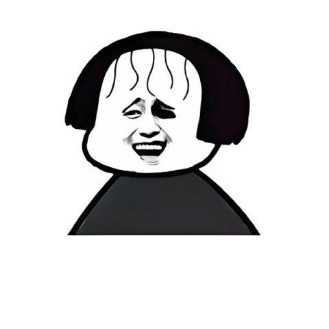 Hình ảnh một người phụ nữ với kiểu tóc ngắn đang thể hiện biểu cảm hài hước