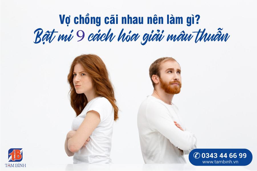 vợ chồng cãi nhau nên làm gì