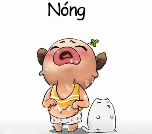 Nóng như thế này làm sao phải mặc
