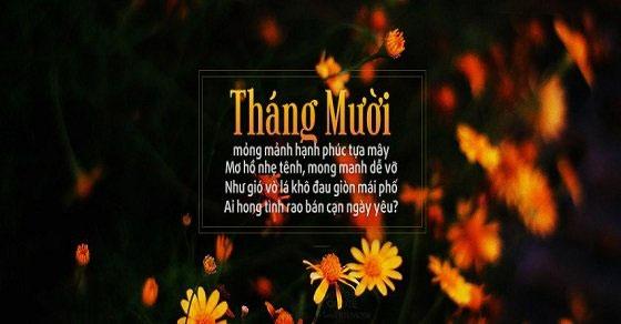 Thơ về mùa thu tháng 10