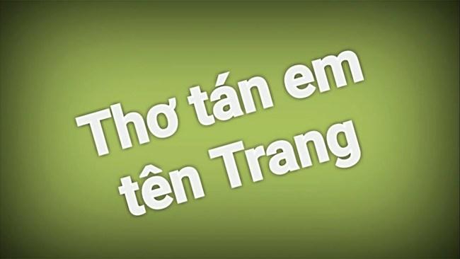 thơ tán em Trang